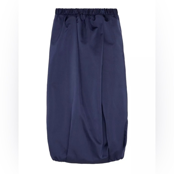 Zara VOLUMINOUS TAFFETA SKIRT LIMITED EDITION. Navy Blue. Size XS. New with Tags - Picture 16 of 16